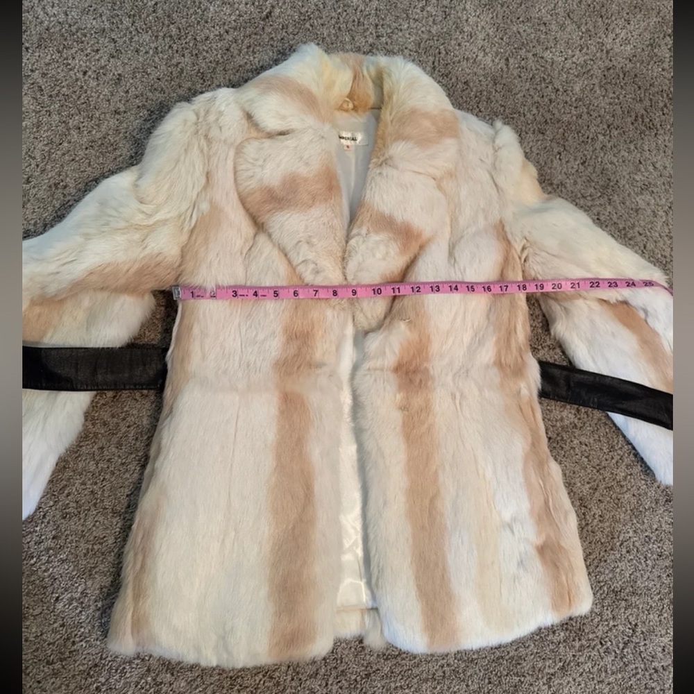 Vintage Imperial 100% Rabbit Fur Coat 
size Small - Picture 9 of 12